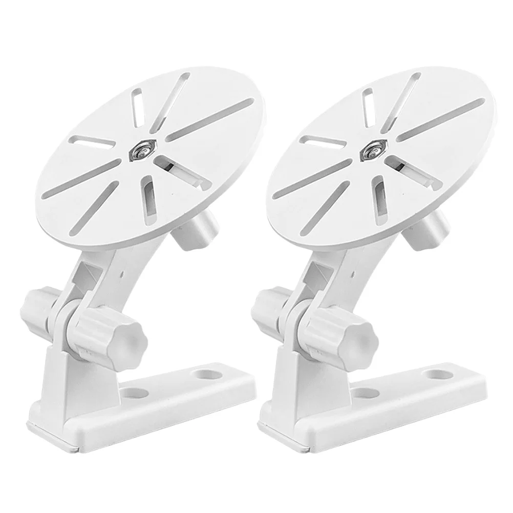 

2 Pcs Camera Bracket Adjustable Mounting Intelligent Wall Abs Holder Brackets