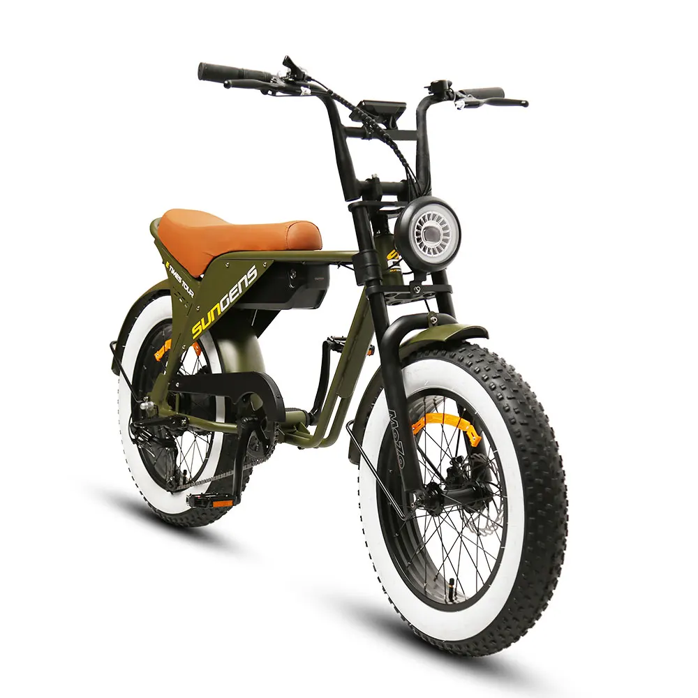 TXED New Trend Single Speed Electric Fat Tire Bike 500W Electric Sports Motorcycle