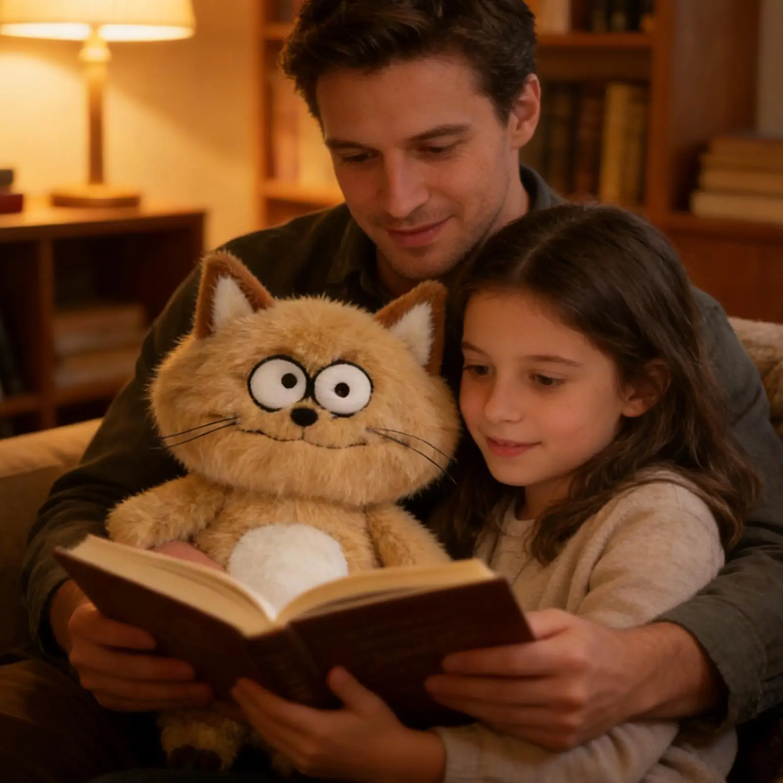 

Plush Animal Cat Dolls Cuddly Stuffed Animal Doll Plush Cat Toy for Bed for Living Room Bedroom Shelf Study Nursery Kid Boy