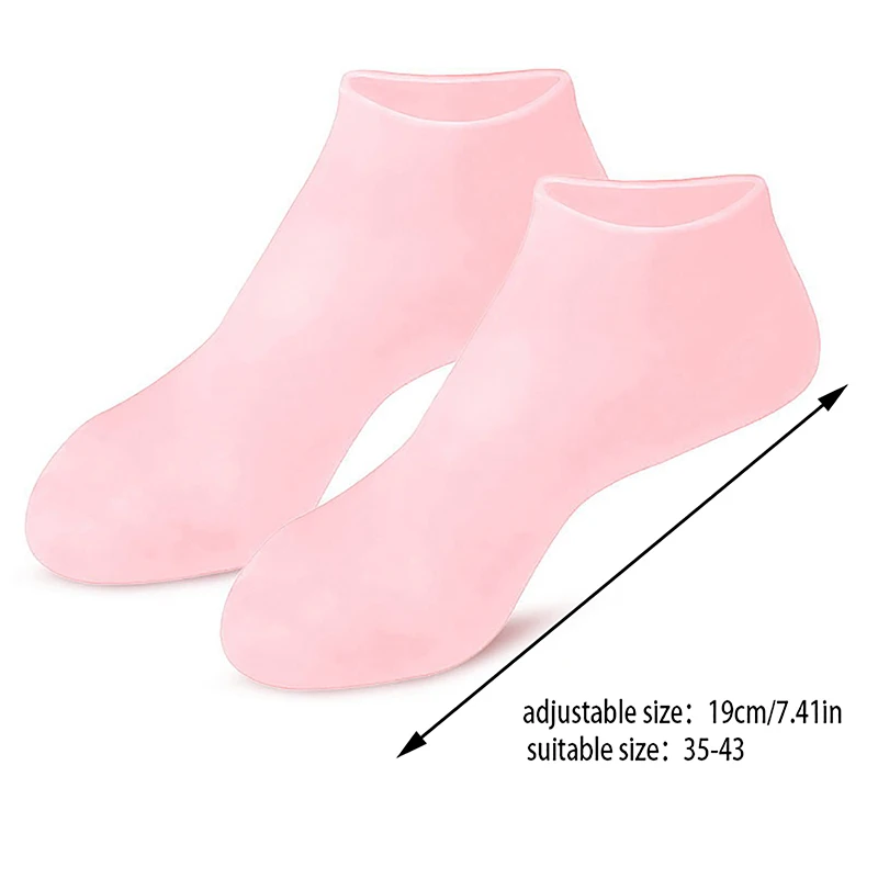 Calcetines de silicona para Spa, calcetines de Gel hidratante, exfoliante y prevención de sequedad, piel muerta agrietada, Protector de eliminación, herramientas para el cuidado de los pies