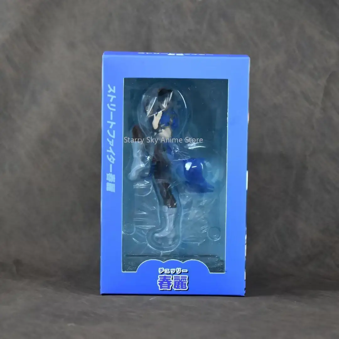 18CM Anime Street Fighter Chun-Li Figure Standing Model Toy Gift Collection Fighter Action Figure Game Character PVC