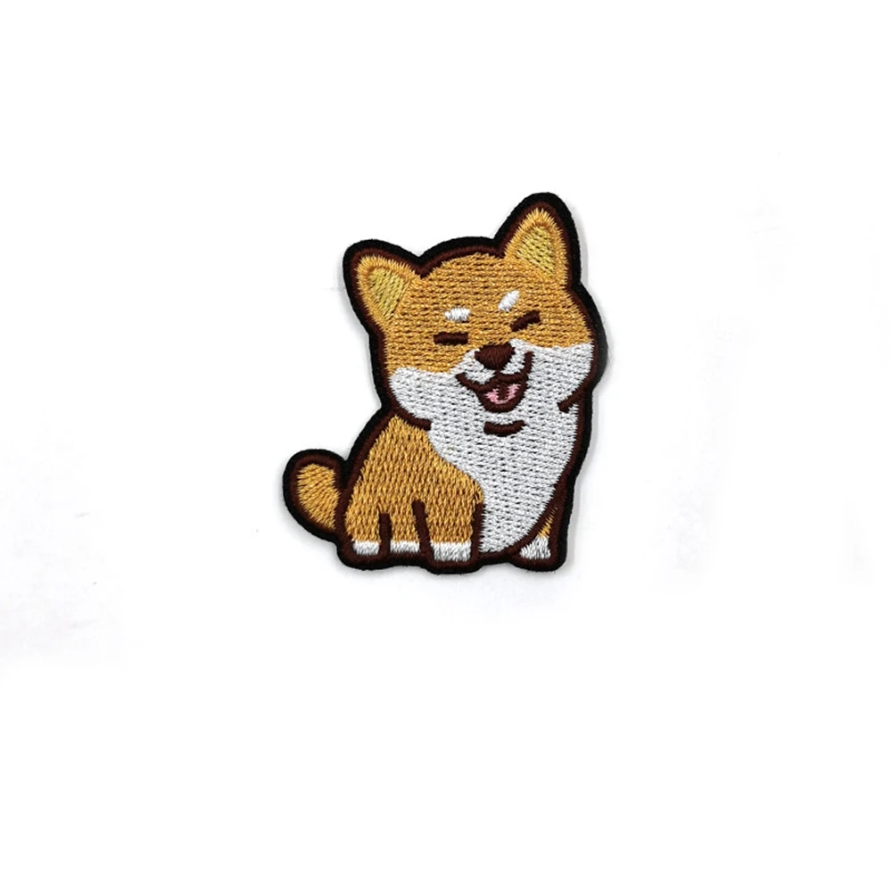 

Corgi Dachshund Corgi Apparel Decoration for Clothes Badges Dog Pattern Appliques Patches Clothes Embroidery Sewing Fabric