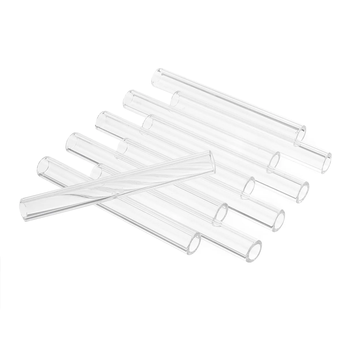 10pcs/lot Transparent Pyrex Glass Blowing Tubes 12mm OD 100mm Long Thick Thickness Wall Test Tube 10*100mm Wholesale Test Tube