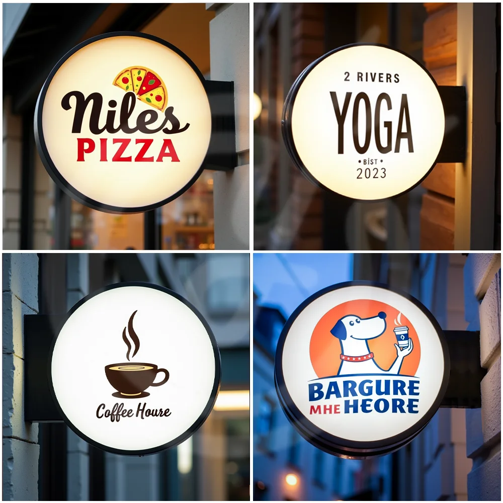 علامات مصباح ليد مخصصة علامة المنزل النيون الاكريليك لافتات شعار جدار مضيئة رسائل الإعلان مشرق الأعمال المعدنية في الهواء الطلق