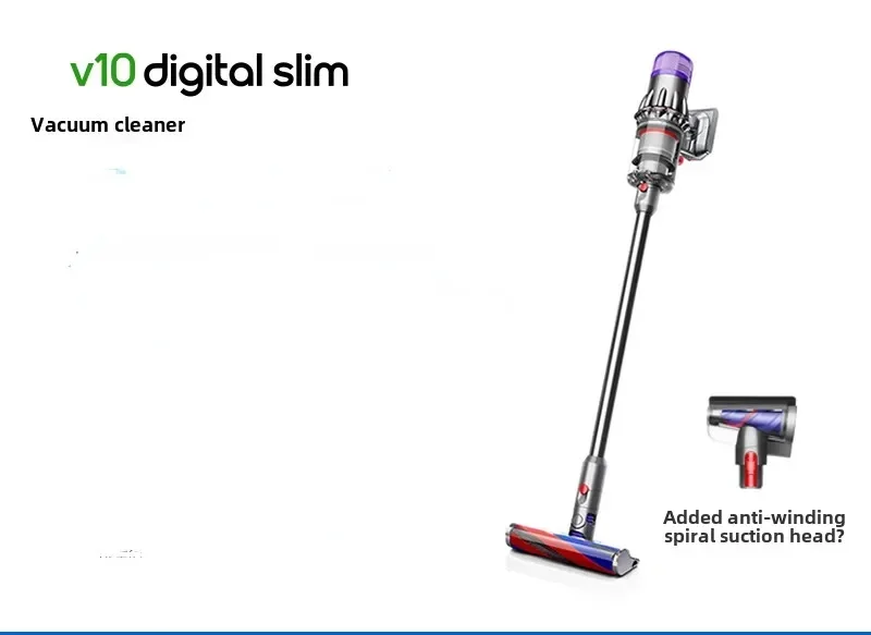 Dyson V10 Slim Lightweight vacuum cleaner, wireless vacuuming and mite removal, household large suction power