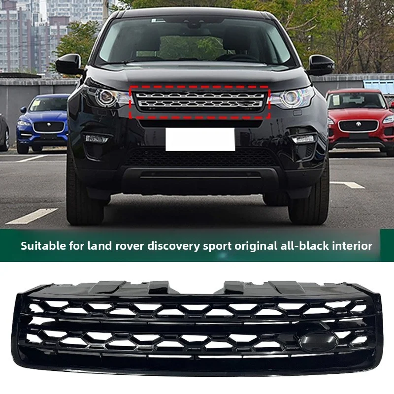 

Racing Grills For 2016-2019 Land Rover Discovery Sport Original All-black Front Bumper Air Intake Grille Lr066143