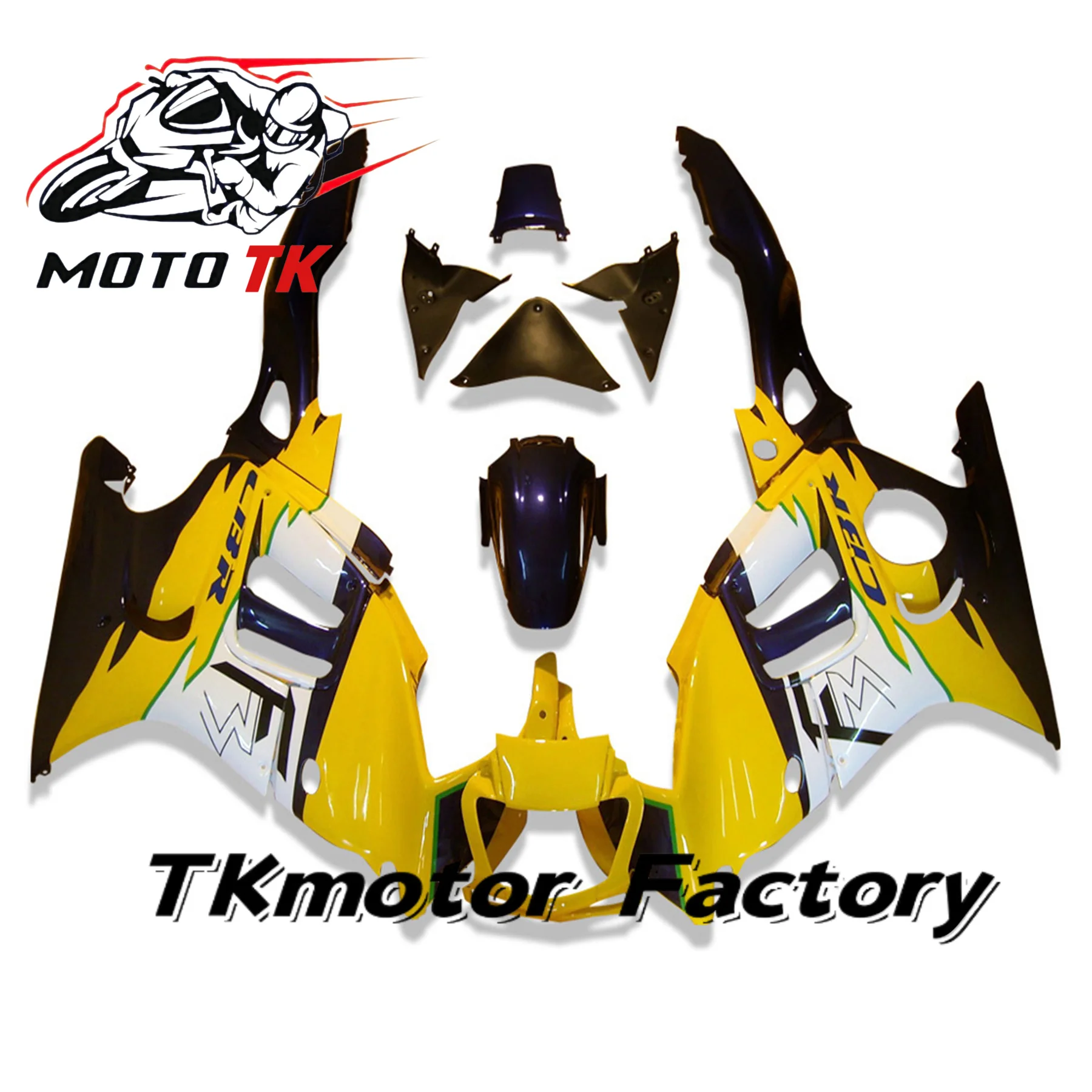 

Комплект литого обтекателя из АБС-пластика для Honda CBR600 F3 1997 1998, комплект пластиковых панелей для мотоцикла