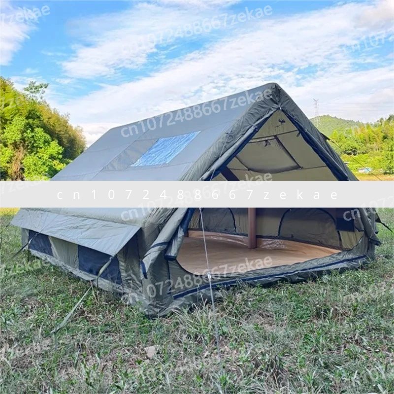 

Family Spacious Camping Tents Outdoor Thickened Rainproof Overnight Inflatable Tent Sunshade Windproof Camping Supplies