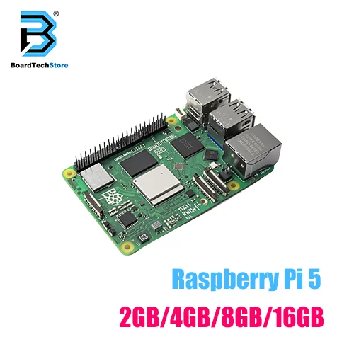 Placa de desenvolvimento Raspberry Pi 5a geração 5B/4B Raspberry Pi 5 8GB Placa-mãe Python Programação AI Kit