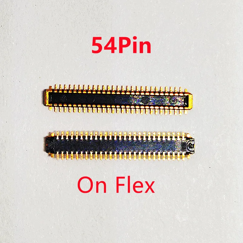 10Pcs LCD Display Screen Flex FPC Connector 54Pin For Motorola Moto E40 XT2159 Pure 2021 XT2163 G Power 2022 XT2165 On Board