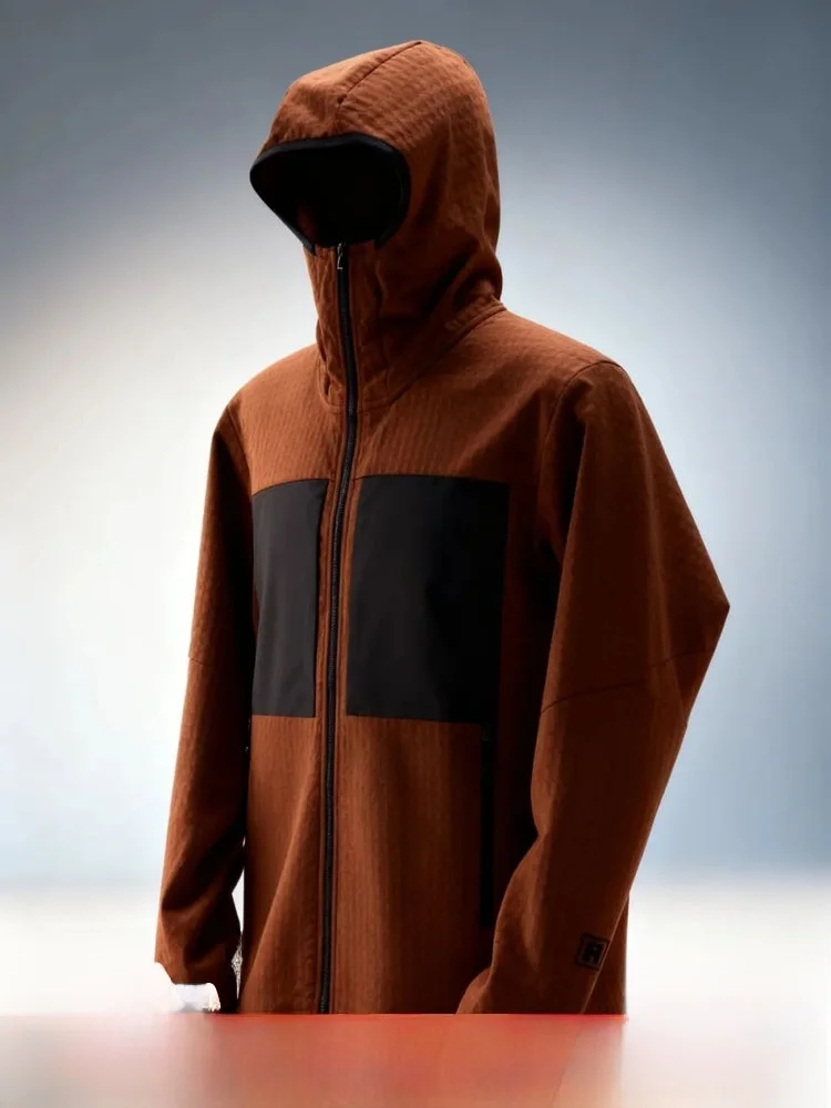 

Trendy Couple's Fce Lined Soft ell Jaet Winter Warm Outerwear Men's Women's Stand Fit Long Sve Zipper Closure Ho...