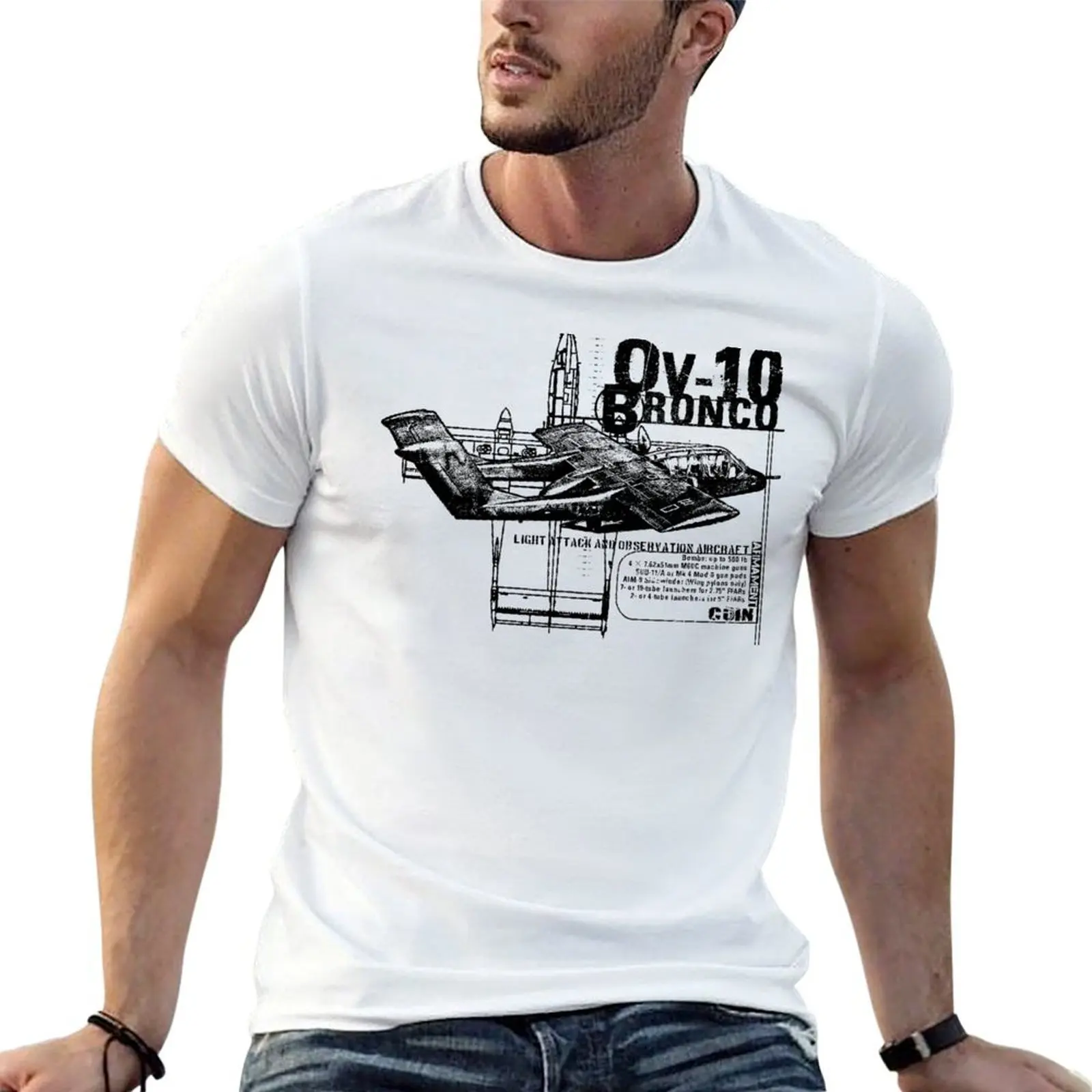 

OV-10 Bronco T-Shirt anime t shirts for man g man t shirts for men T-Shirt