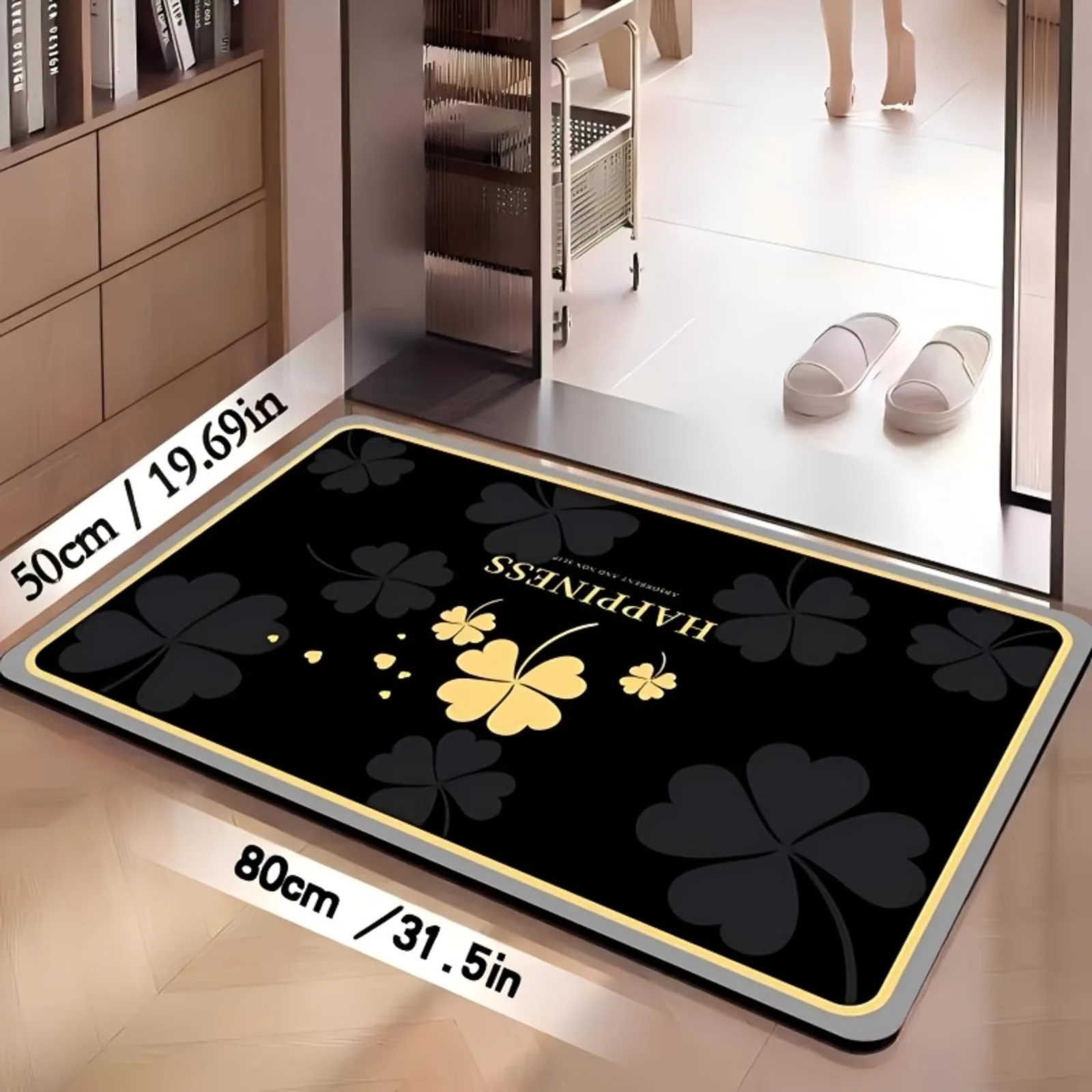 2-Pcs, Bathroom Absorbent Pad, Anti-Slip Pad, Door Mat, Kitchen Absorbent Pad, Bathroom Additions, Thick And Soft Large Size 31.5 Inches X 19.7 Inches Furniture Decoration, High-Quality Products, Exquisite Gifts