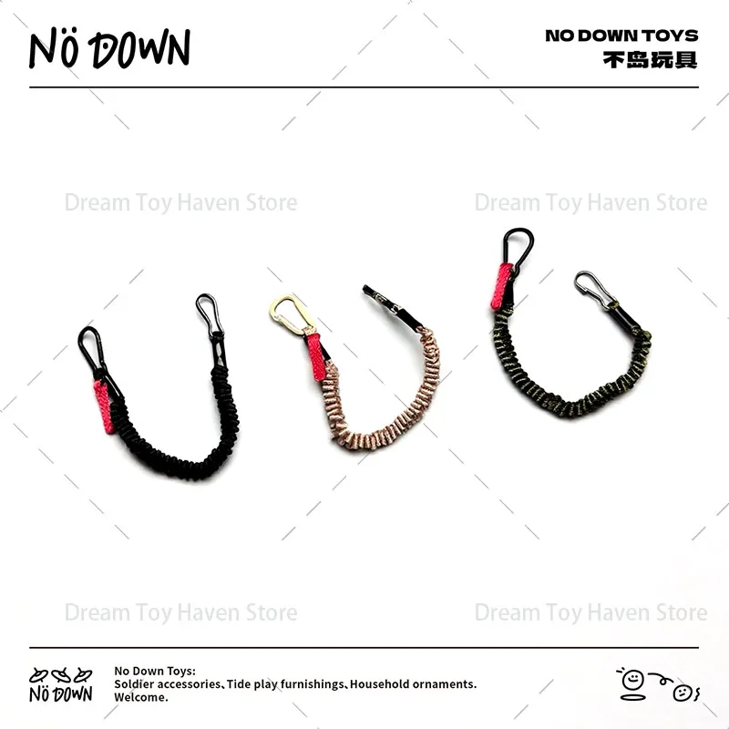 1/12 مقياس الجندي التكتيكية حبل حلقة تسلق نموذج المعدات العسكرية على ظهره ملحق Diy بها بنفسك 6 بوصة عمل الشكل الدمى #6