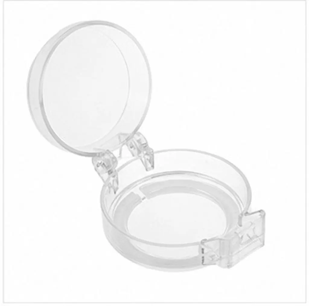 3Pcs Clear Childproof Door Lock Cover Transparent Push Button Protector Safety Guard Door Lock Protector Child Safety Device