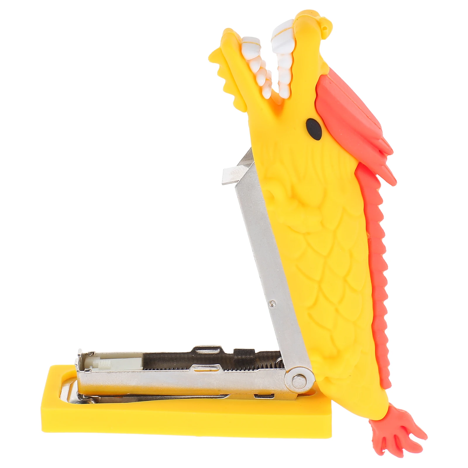 Dragon Cute Cartoon Manual Stapler For Office Desk Stationery Portable Mini Stapler Students Classroom Paper Fastener