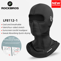 ROCKBROS Summer Cycling Face Mask Ice Silk Sun Protection Balaclava Breathable Quick Dry Mask Outdoor Sports Cycling Head Gear