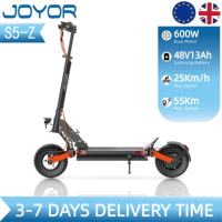 E-Scooter JOYOR S5-Z Adult with 600W Motor, 48V 13Ah Battery, 25km/h Speed, 55km Range, 10'' Tires, Foldable Electric Scooter
