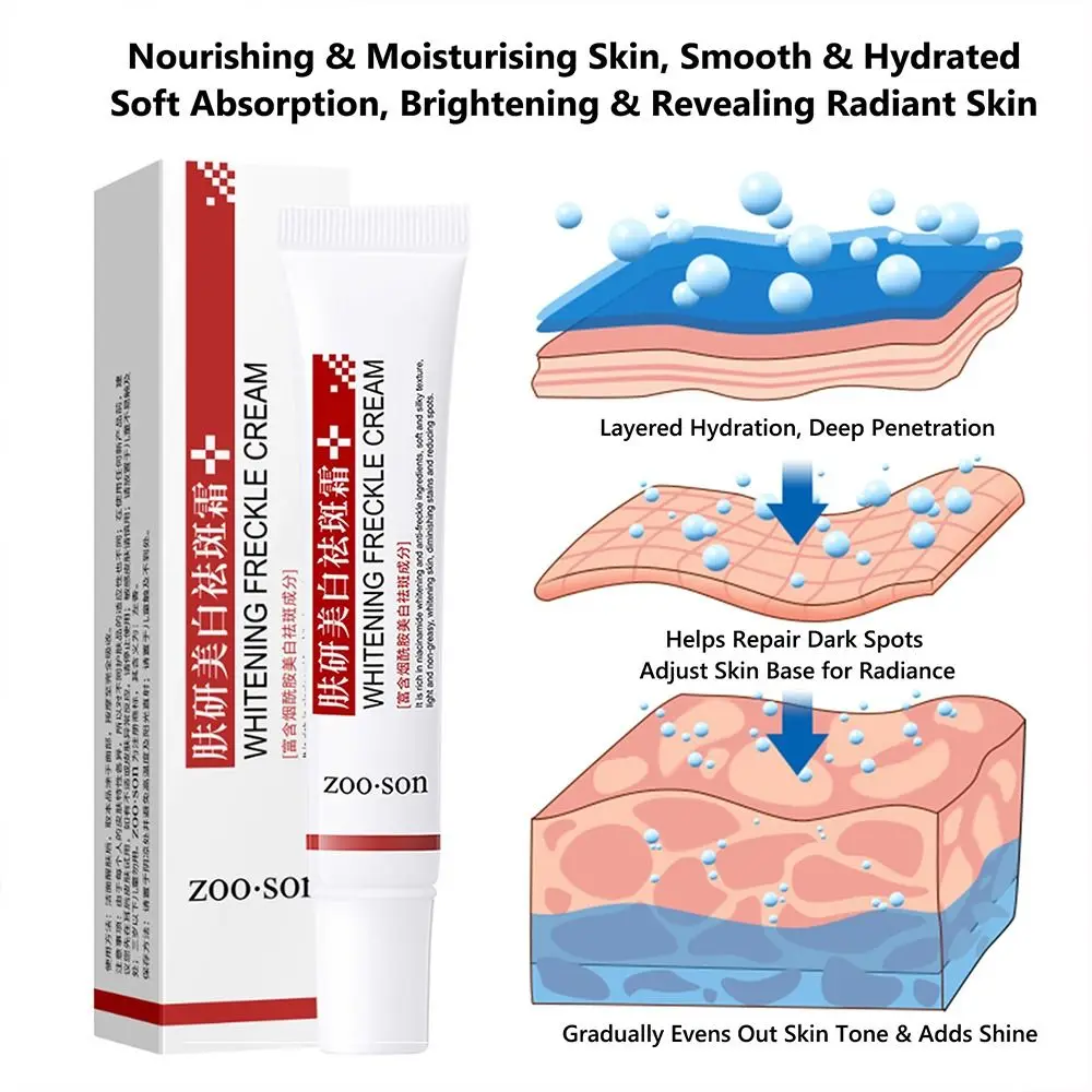 20 g/0,71 Unzen Feuchtigkeitscreme, nicht fettend, glatt, fleckenreduzierende Gesichtscreme, feuchtigkeitsspendend, repariert stumpfe Haut, feuchtigkeitsspendende Creme, Gesichtspflege