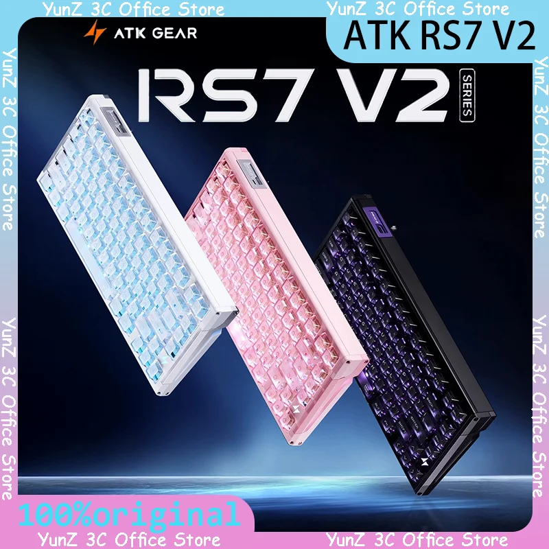 

ATK RS7 V2 Wired Mechanical Keyboard Magnetic Switch 8000Hz RT0.001mm Gaming Aluminum Alloy PC Gaming Accessories