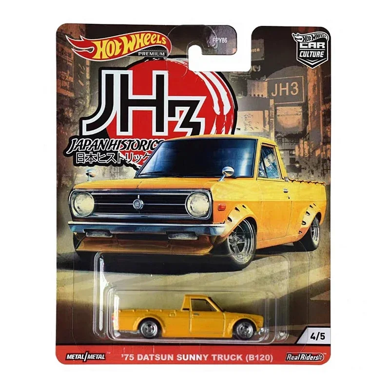 Original Hot Wheels Premium Car Culture Japan Historics JP3 Vehicle 1:64 Diecast Nissan Skyline Silvia Mazda Boys Toys for Kids