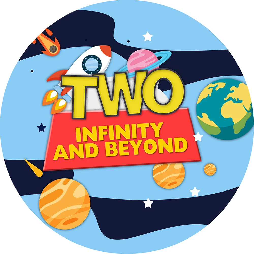 Круглый фон «История игрушек» для мальчиков и девочек, круглый баннер для дня рождения, индивидуальный фон для фотосъемки для детей, декор стола, эластичный