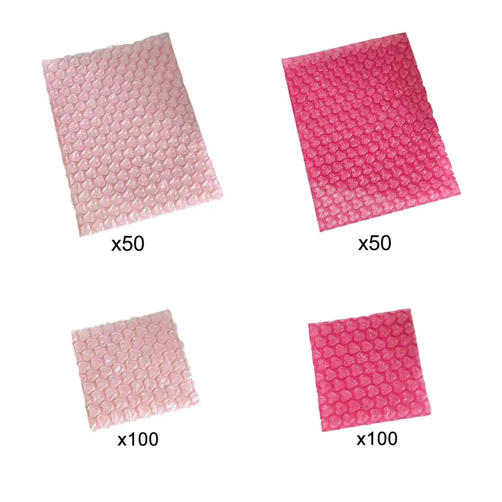 100x Love Bubble Bags Cushioning Packaging Bags Anti Static Thickening Foam Packing Bags Bubble Pouches for Shipping Storage