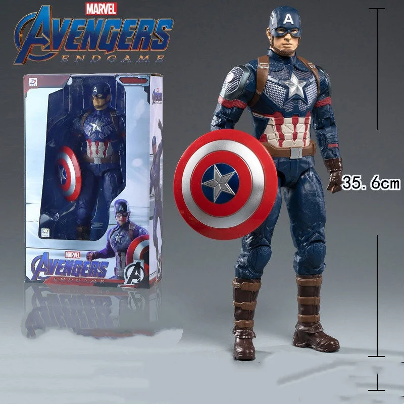Juguetes de superhéroes de Marvel, Capitán América, Spider-Man, Iron Man, Hulk y Thanos, regalos coleccionables perfectos para niños y jóvenes fanáticos de Marvel