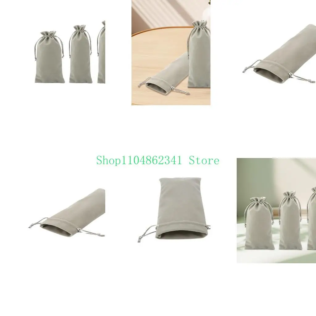 Túi lưu trữ flannelette thân thiện với du lịch 5asd cho gói đồ trang sức quà