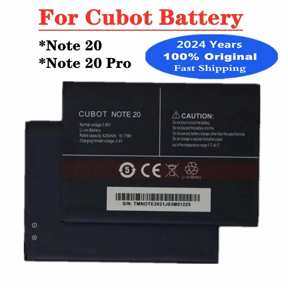 Original Note 20 Battery For CUBOT J9 P40 P50 Note S Plus 20 Pro RAINBOW NOVA MANITO Magic ECHO X18 MAX Dinosaur X19 P20 R9 R11