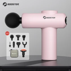 Booster V2 Massage Gun Portable Percussion Electric Massager for Neck Leg Hot Compress Deep Tissue Pain Relief Body Fitness