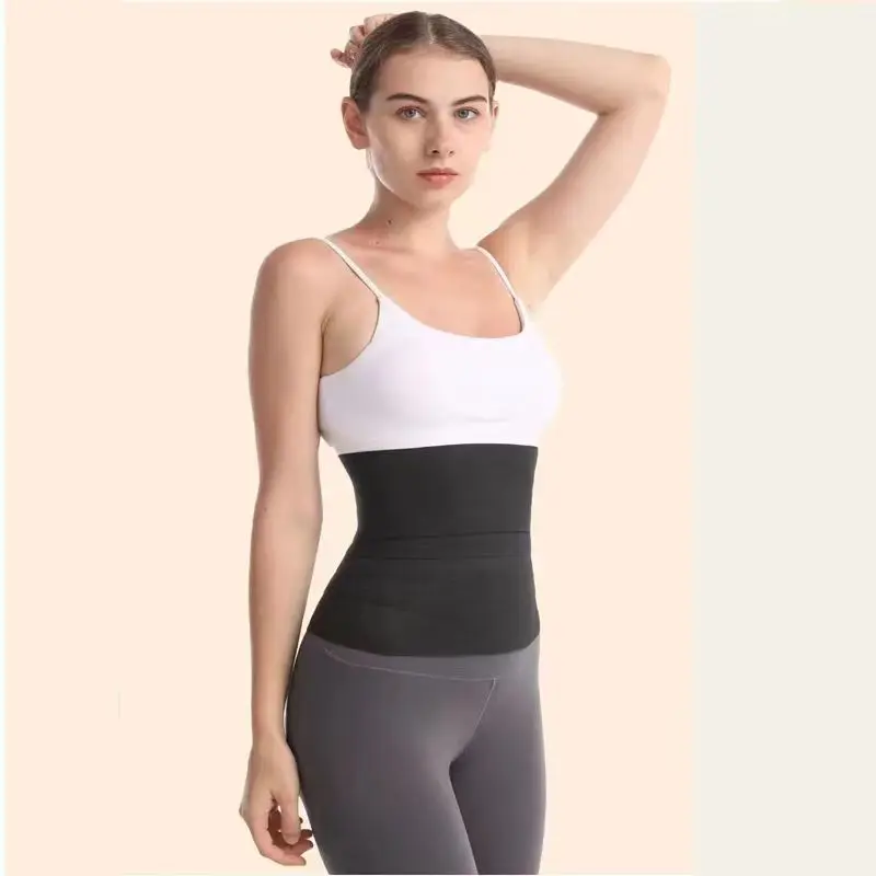 Wickeln Sie dünne Taille und Bauchband für Übungen, Fitness, elastische Bandage für Yoga-Training, Taillenstraffung – Detail 3