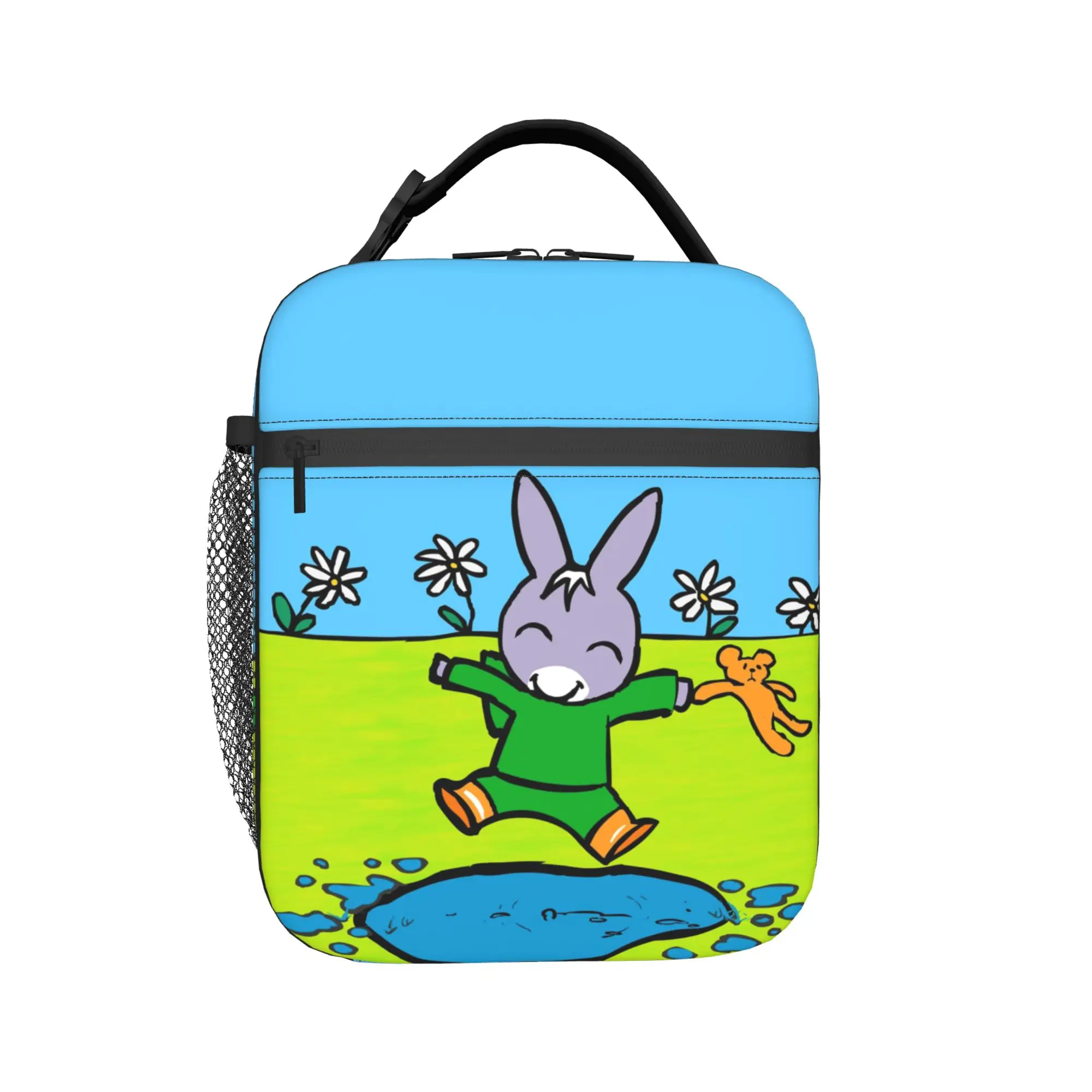 Happy Trotro Insulated Lunch Bag High Capacity Cute Cartoon Lunch Container Thermal Bag Tote Lunch Box Office  Travel Girl Boy