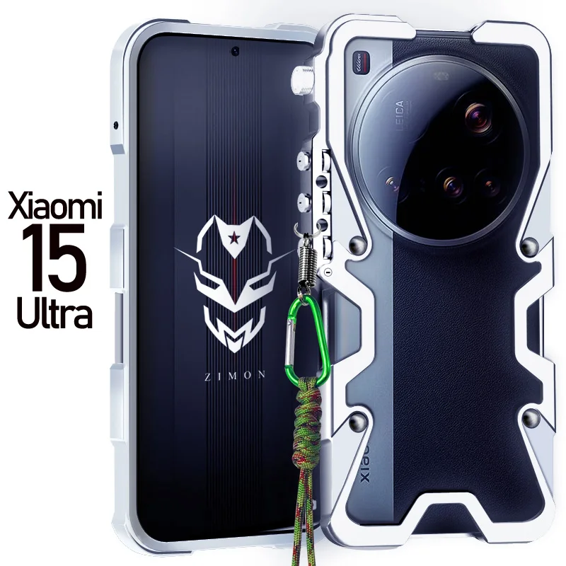 

Роскошный чехол для телефона из алюминиевого сплава с полым рассеиванием тепла для Xiaomi 15, задняя крышка с защитой от падения