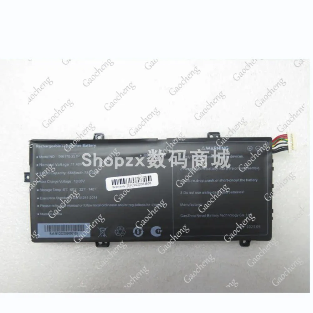 High quality products for  996170-3S1P 11.4V 6845MAH  Replace battery （Check the old battery plug and size）