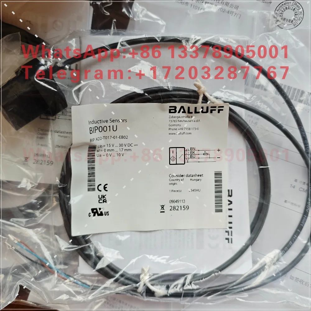Balluff BIP AD2-T017-01-EB02 Inductive Sensor BIP001U