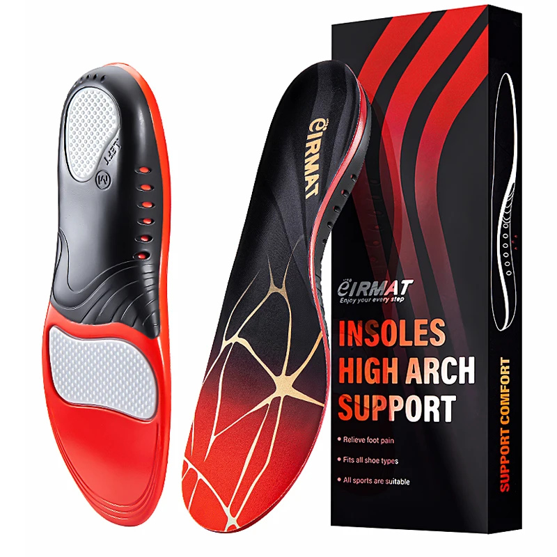 

1 Pair Premium Insoles for Feet PU Gel Shock Absorption Breathable Comfortable Lightweight Sweat Absorbing Shoes Pads