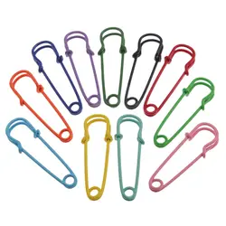 10-30Pcs/Lot 40/60/75mm Large Safety Pin Base Hook Lock Clip for DIY Charm Brooch Jewelry Accessories Clothing Making Supplies