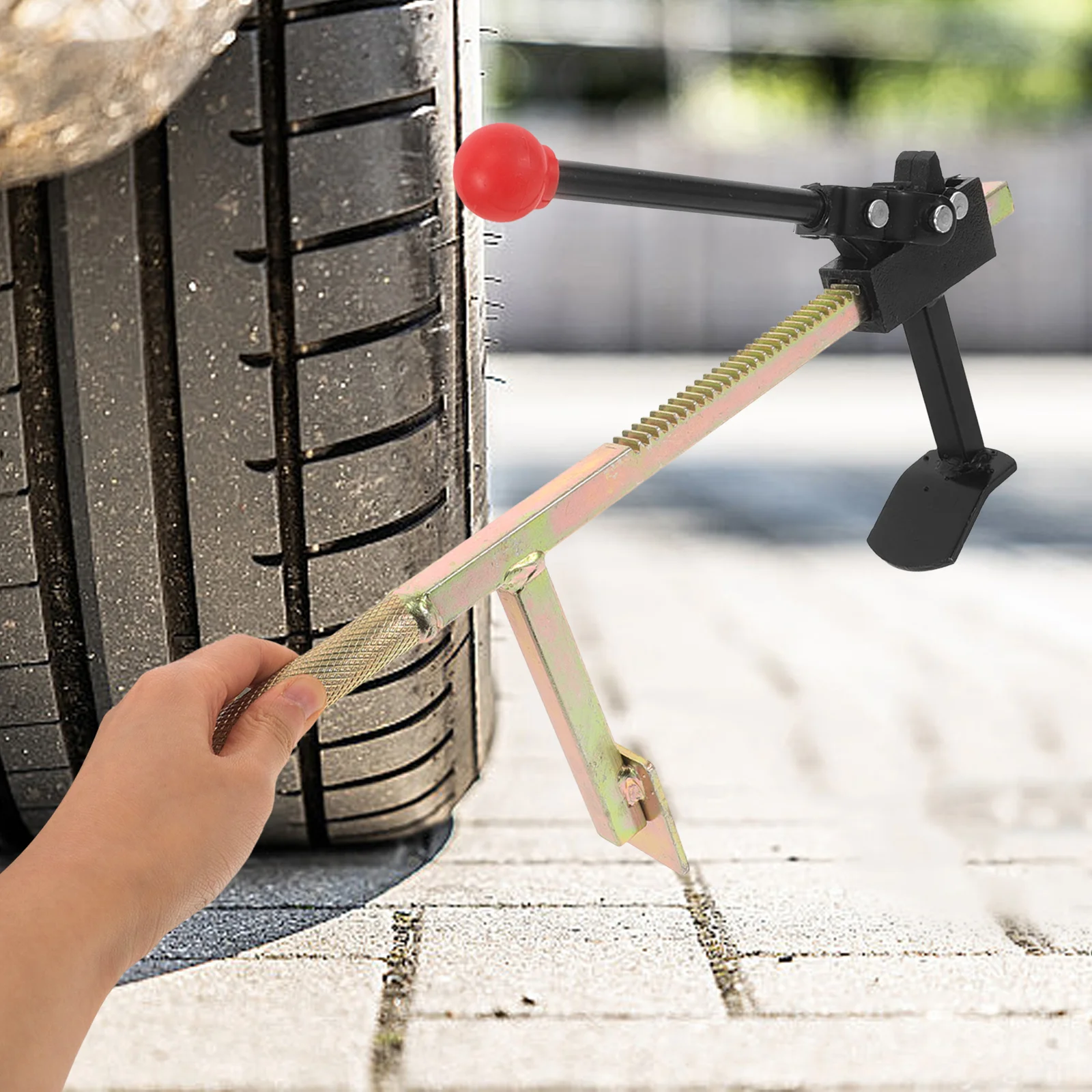 

Manual Tire Spreader Tool Cast Iron Portable Hand Expander for Truck Motorcycle Tire Changing Repair Tyre Repair Set