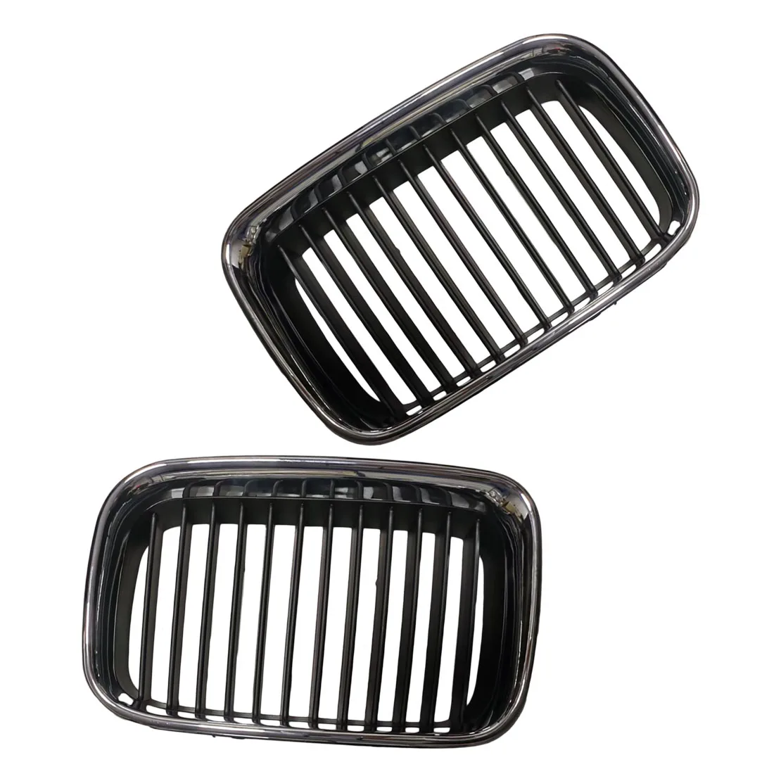 

51138122237 51138122238 1 Pair Front Hood Bumper Kidney Grille Grill Fit for BMW E36 318is 325i M3 Coupe 1992 1993-1997