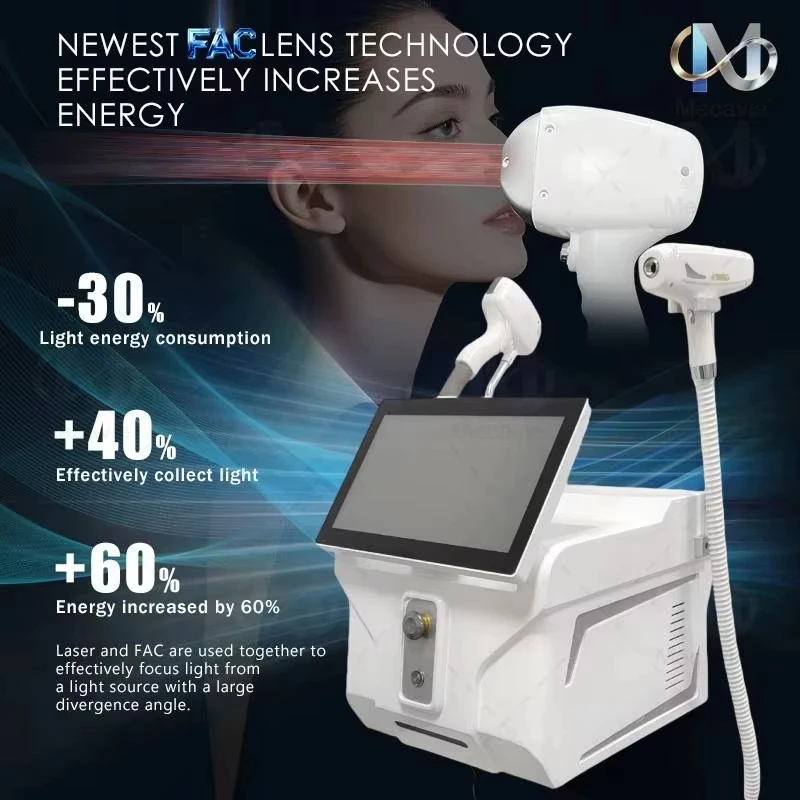 

11.11 Soprano diode laser, Picotech 2-in-1 hair removal machine, hair removal and tattoo removal, Ice Titanium professional beau