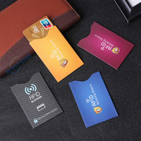 10Pcs Anti-Scan Card Sleeves Credit NFC RFID Blocking Card Protector Anti-magnetic Aluminum Foil Portable Bank Card Holder