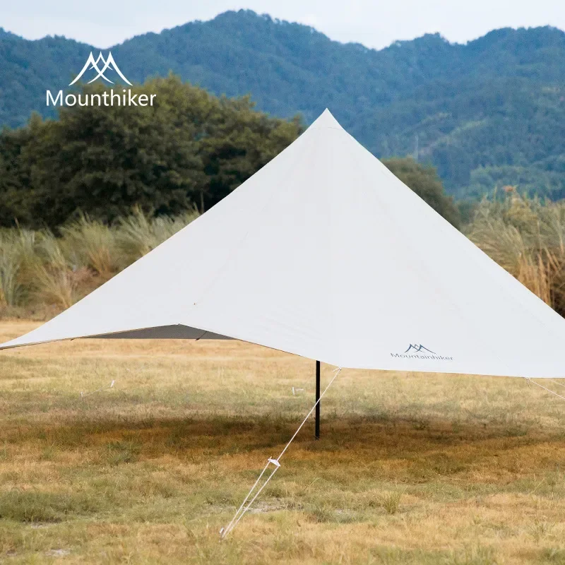 for Mountain Guest 150D Oxford Cloth Coated Silver PU2000 Yurt Rainproof Sunscreen Poncho
