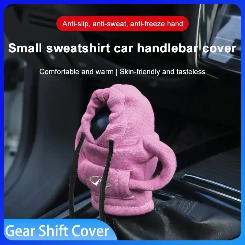 

Car Hoodie Gear Shift Lever Sweatproof Multi-color Protective Cover for Infiniti Q50 FX35 Q30 G37 G35 QX50 QX60 QX80 Accessories