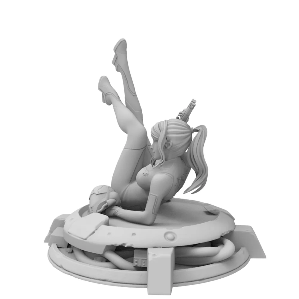 1/24/18/16/12 Female Warrior Resin Model Kits GK Miniature 3D Printed Gray Model Figurine DIY Doll Model Unpainted