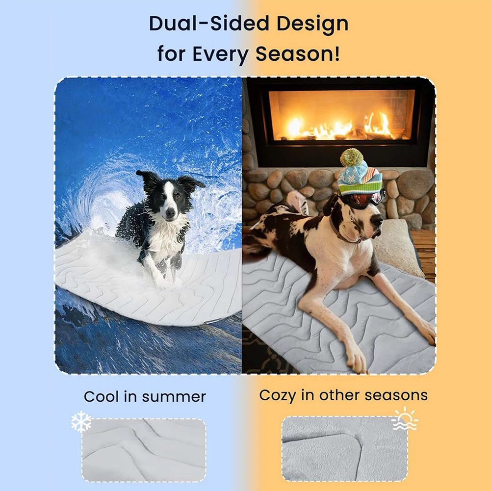 

Cooling Mat For Pet Washable Reusable Dog Pad For Small Medium Pets