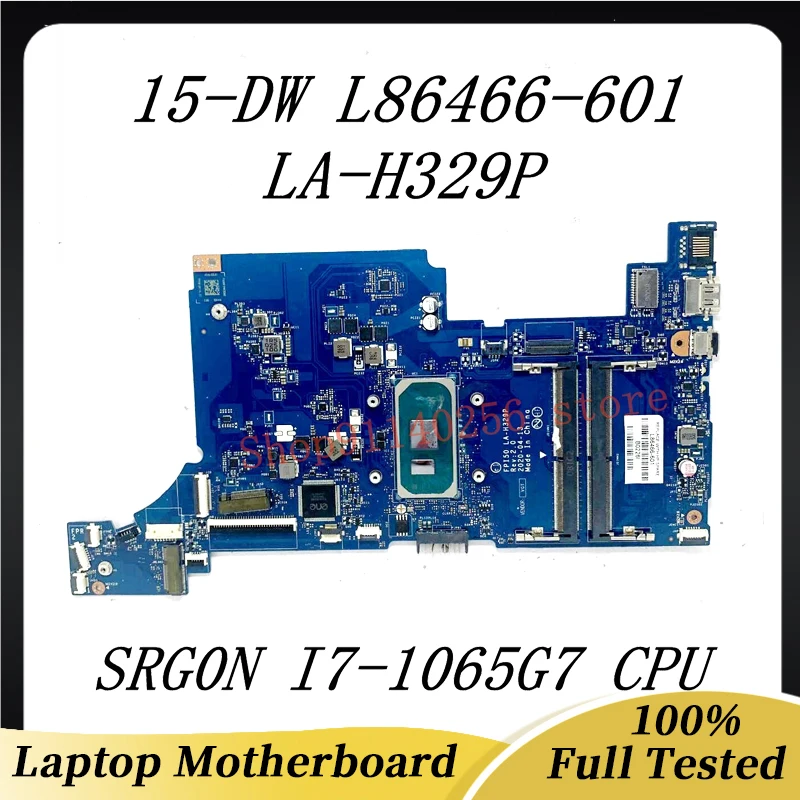 

Материнская плата L86466-601 для ноутбука HP 15-DW 250 G8, системная плата с SRG0N I7-1065G 7 CPU 100%