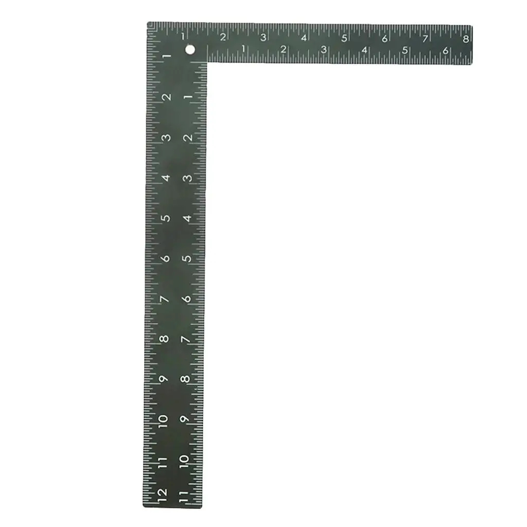 Sewing Ruler 90 Degree L Shape Garment Pattern Metal Ruler for Patchwork Dress Making Quilting and Embroidery