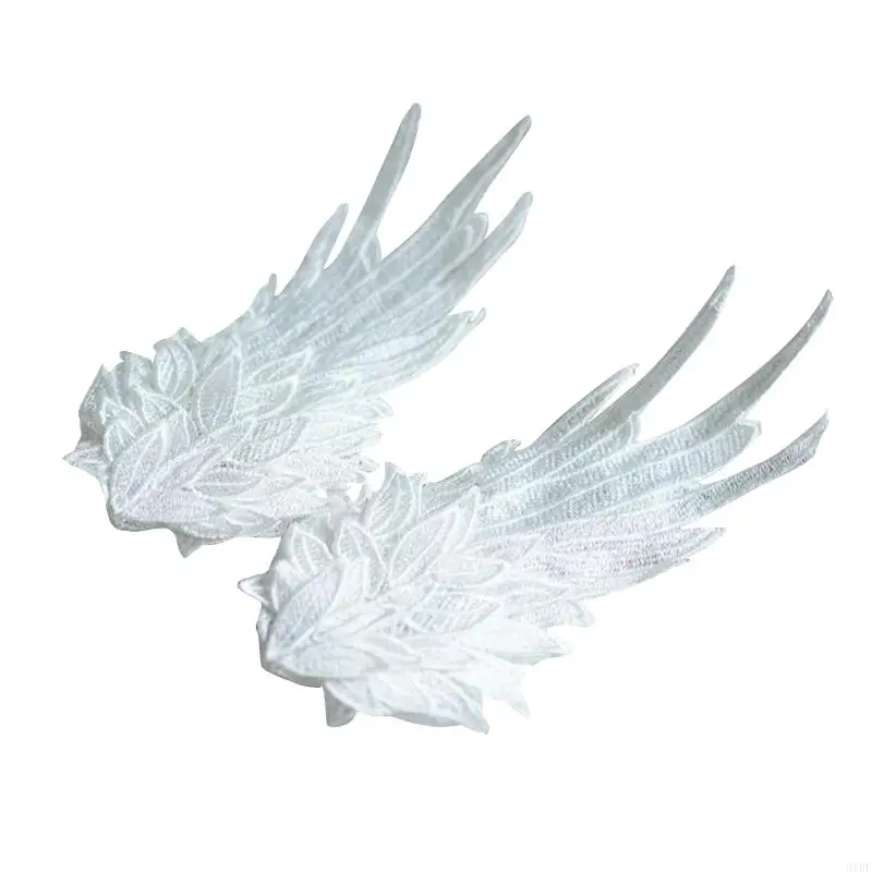 31BF Barrette Angel Wing Tóc kẹp tóc thiên thần tóc cô gái gothic clip cosplay phụ kiện mũ trùm đầu Halloween Halloween