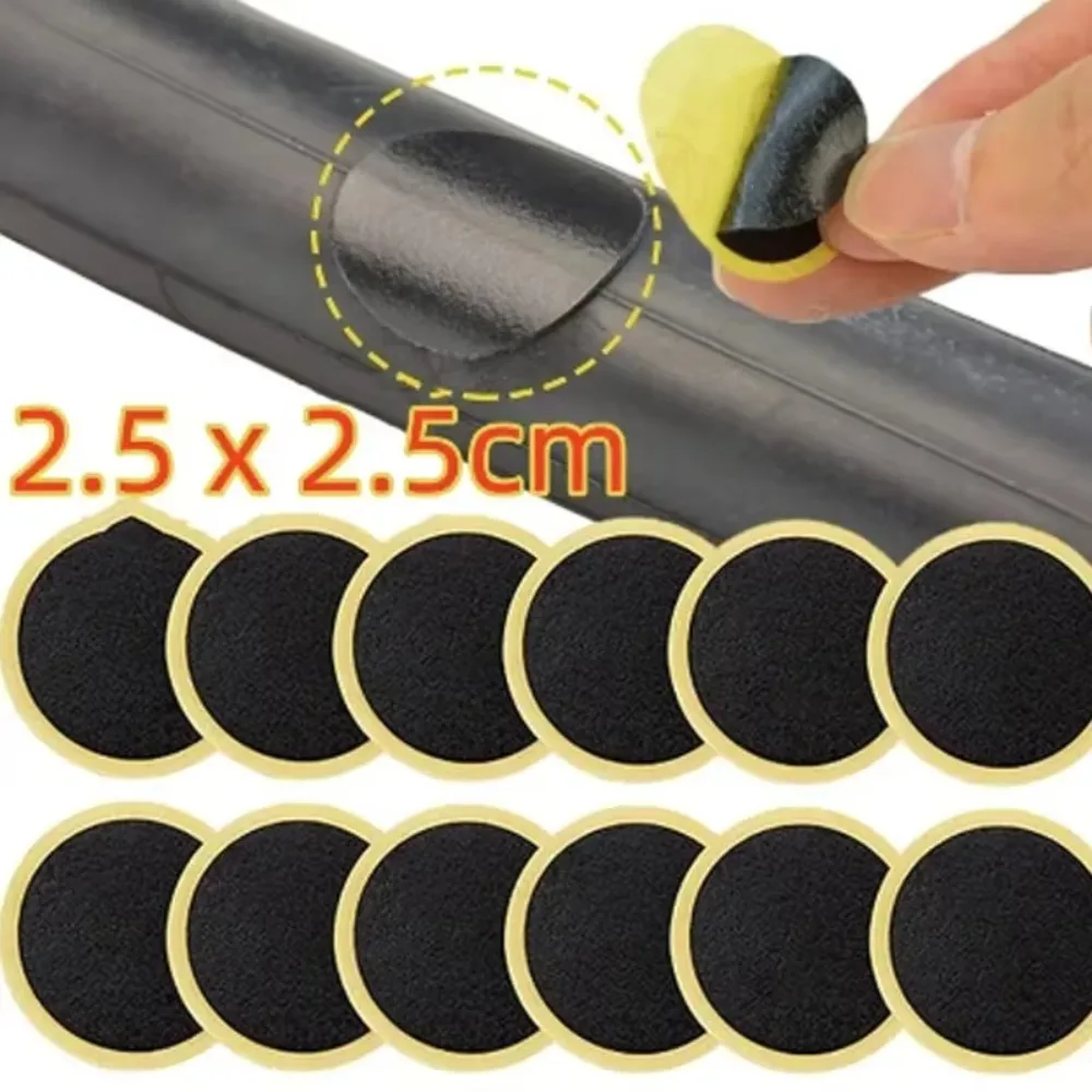 

Rubber Bicycle Tire Patches​​ ​​Quick Drying​​ Adhesive-Free​​ ​​Quick Tire Repair​​ Durable ​​Universal Fit​​